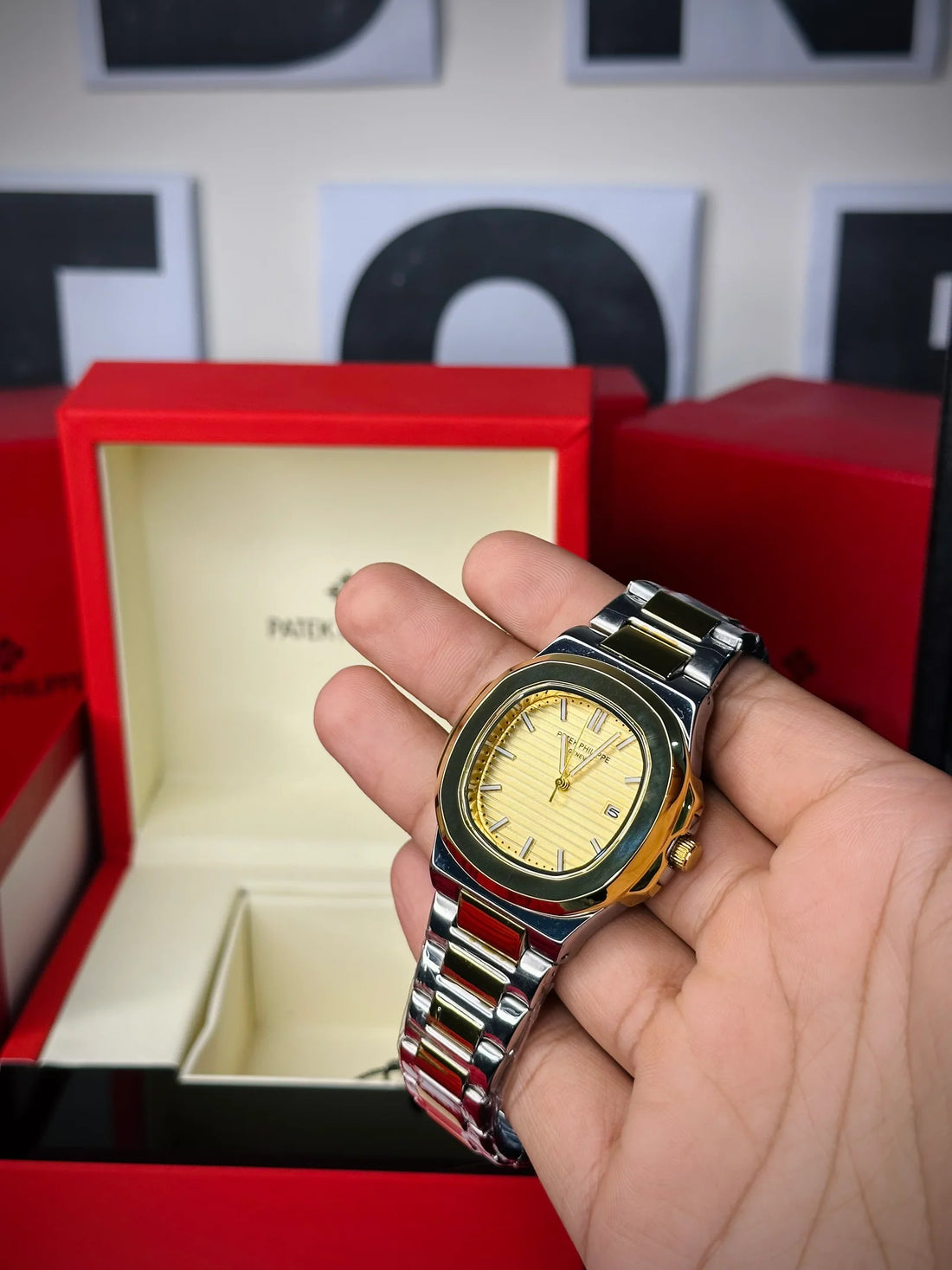 Patek Philippe Geneve (Silver Blue)