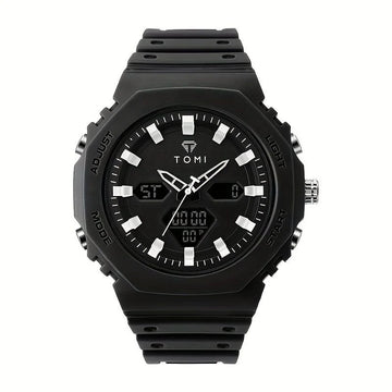 TOMI Dual Time Sport Watch (Black Edition)